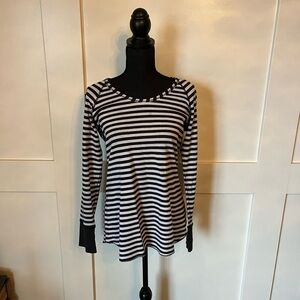 Used Lululemon striped long sleeve.